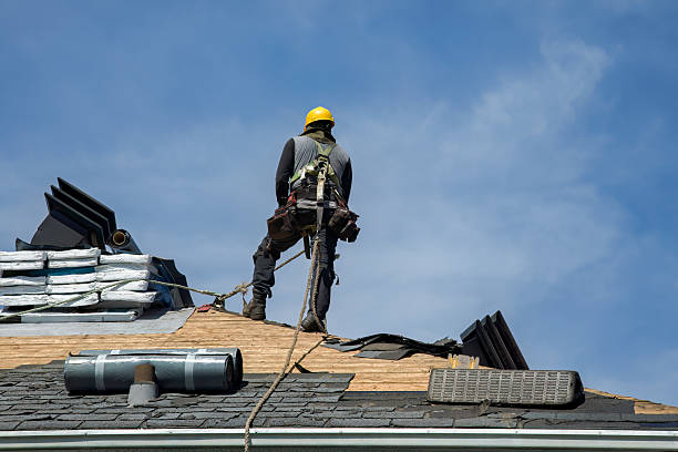 Professional Gutter Installation technician working in Newberry, SC